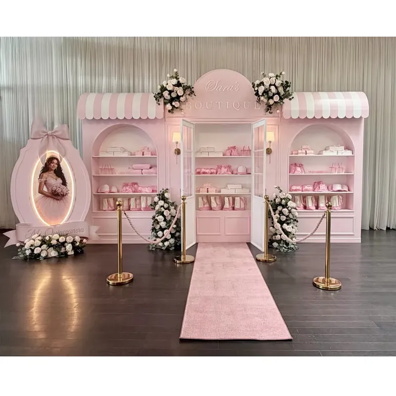 Lighting Decor Rentals - Beyaz PVC Çiçek Kemeri Standı Kiti