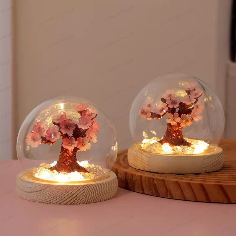 Decor Lighting Fixtures - Kendin Yap Kiraz Çiçeği Ağacı Masa