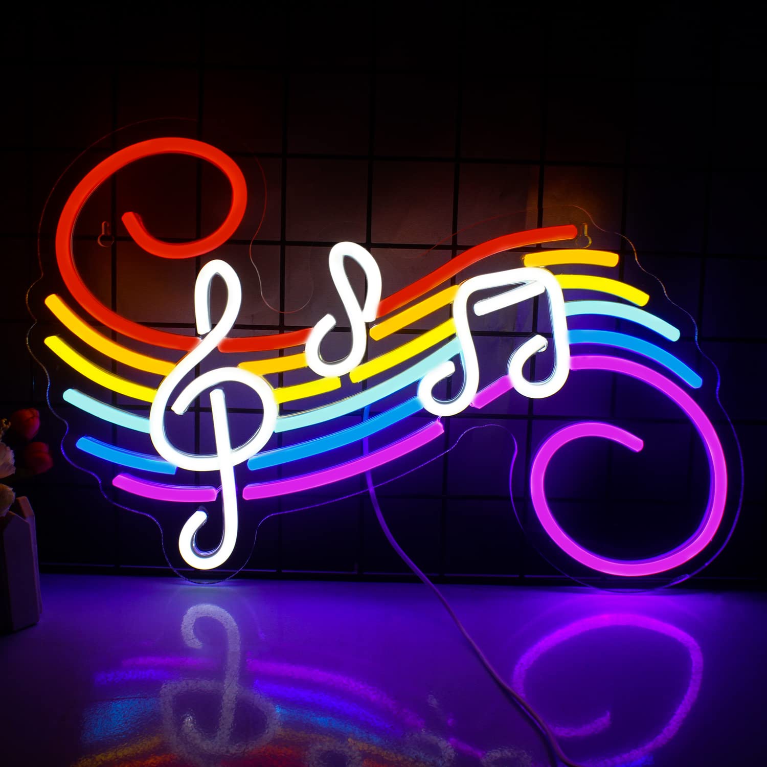 Lighting Decor For Wedding - Müzik Notları Neon Tabela Özelleştirilebilir Renkli