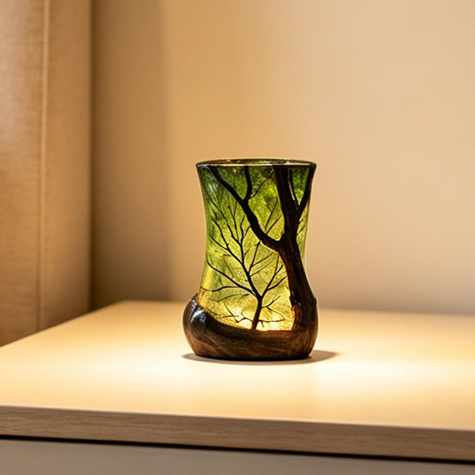 Home Lighting And Decor - Başucu Masa Lambası Orman Gece Lambası