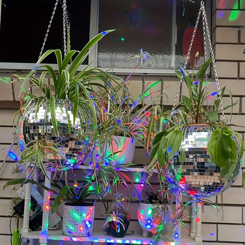Disco Ball Mirror - Benzersiz El İşi Bohem Esintili Asılı