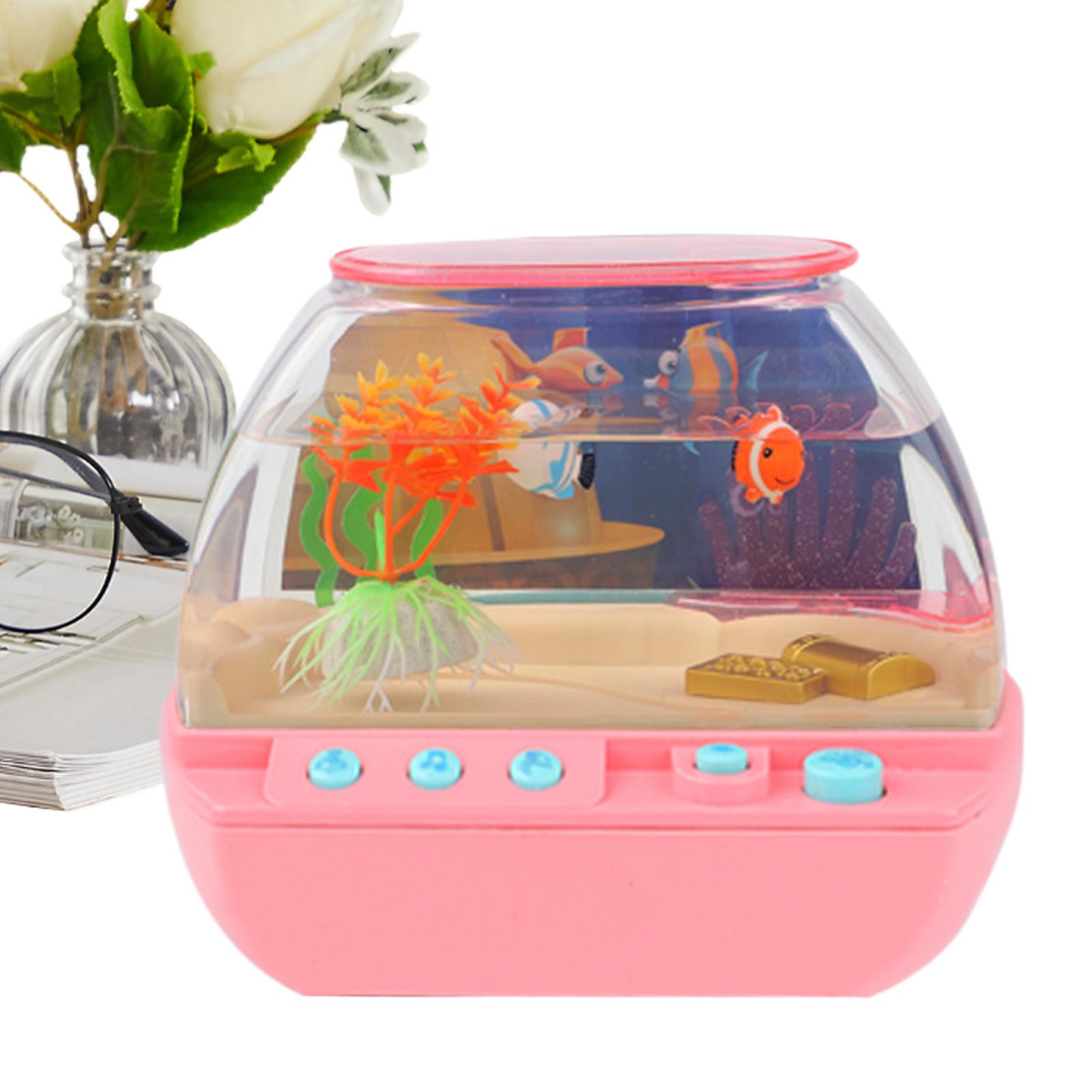 Home Lighting And Decor - Oyuncak Balık Tankı Ev Dekorasyonu Müzikli