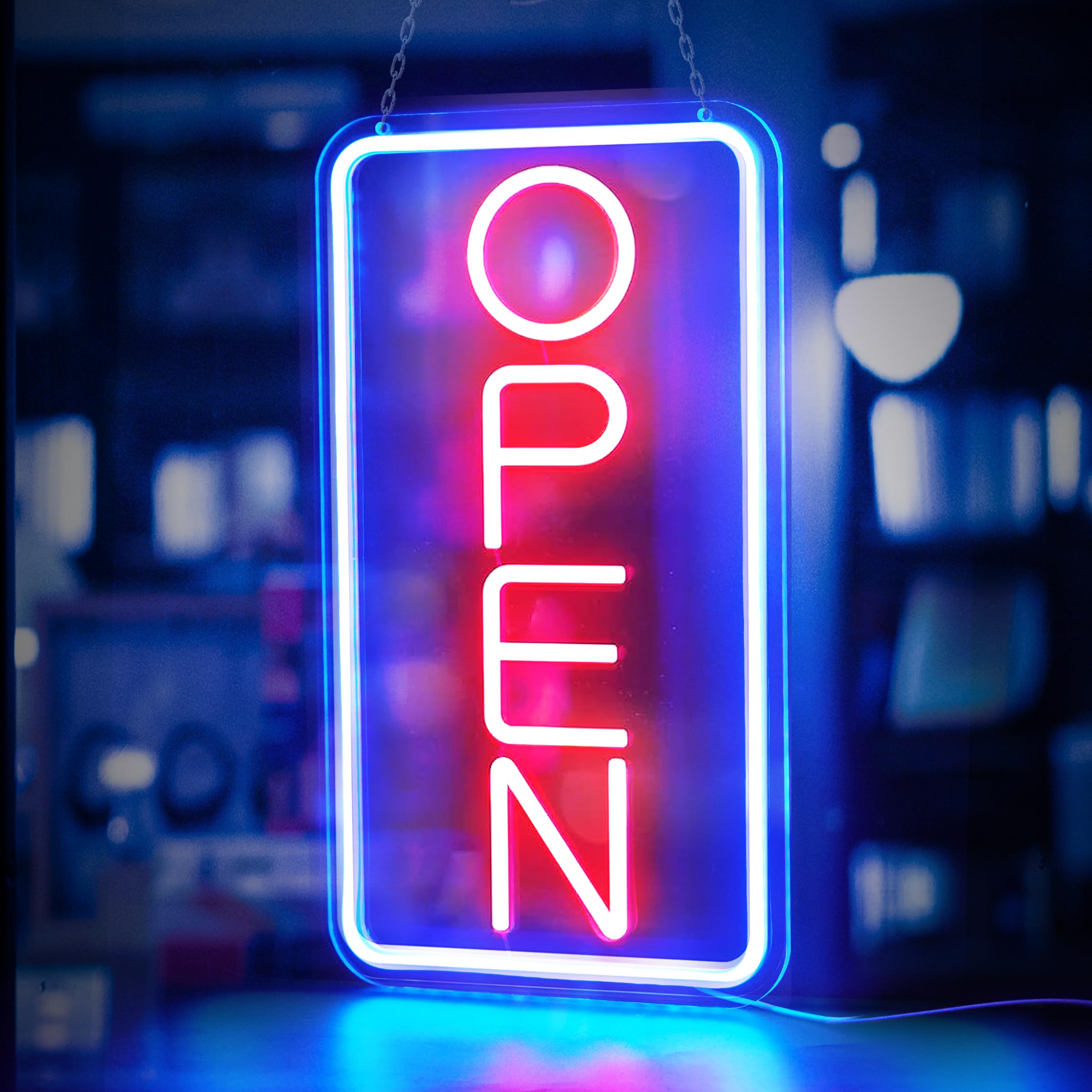 Decor Lighting Opening Hours - LED Neon Açık Tabelası, Çalışma Saati