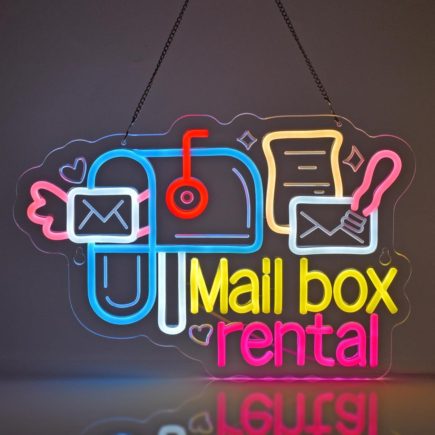 Lighting Decor Rentals - Posta Kutusu Kiralama Neon Tabelası, Kırtasiye