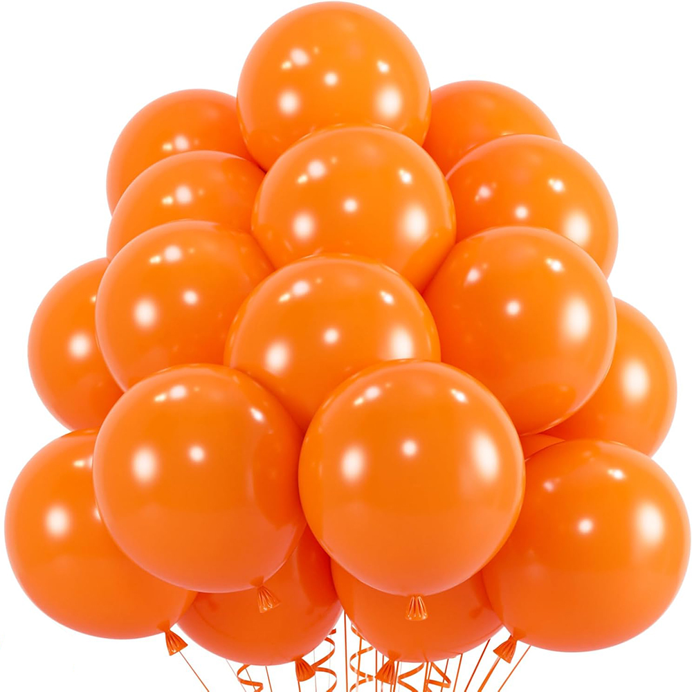 Orange Lighting Decor - 10/12 inç 10/30/50 adet Turuncu Lateks