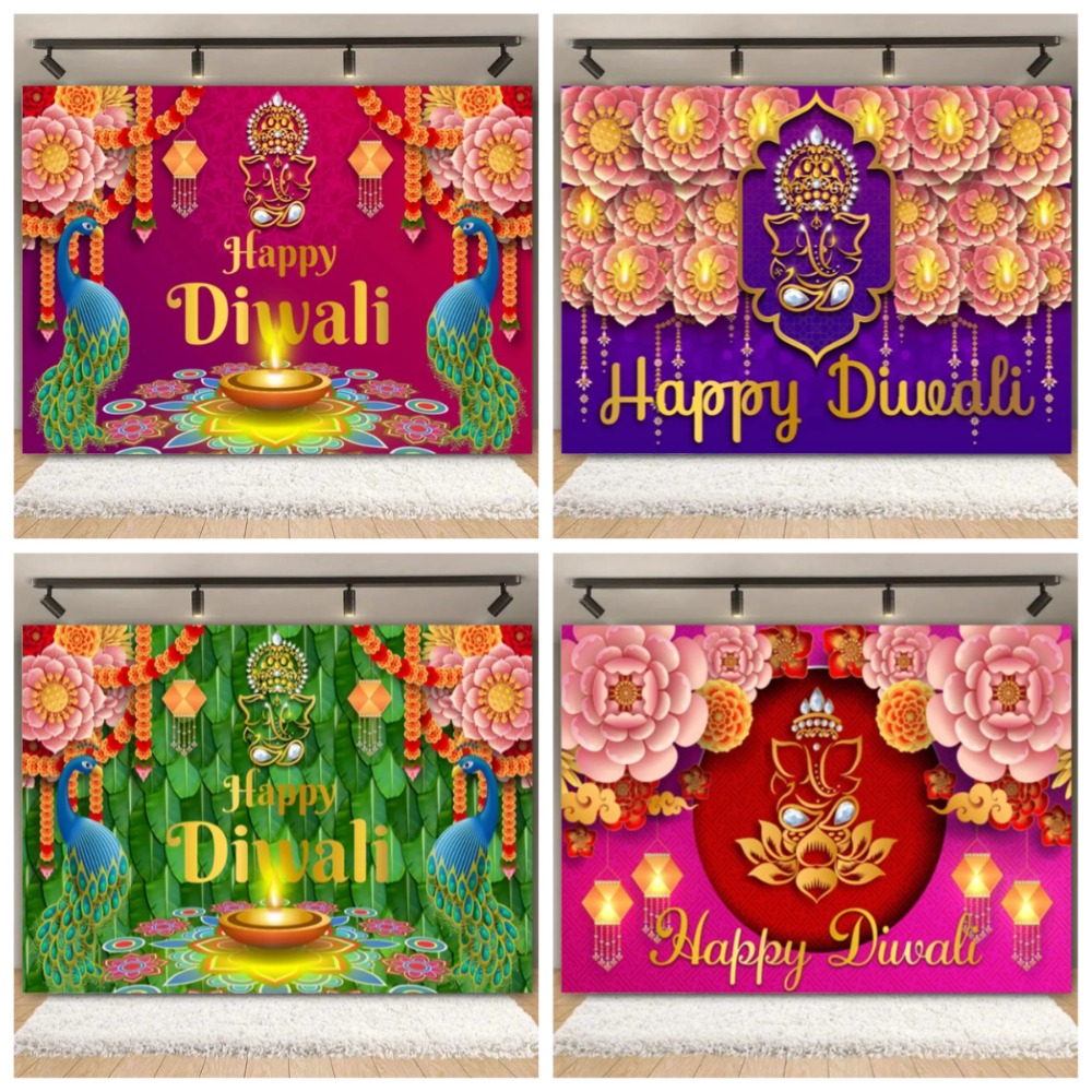 Lighting Decoration For Diwali - Mutlu Diwali Festivali Fon Malzemeleri Hint