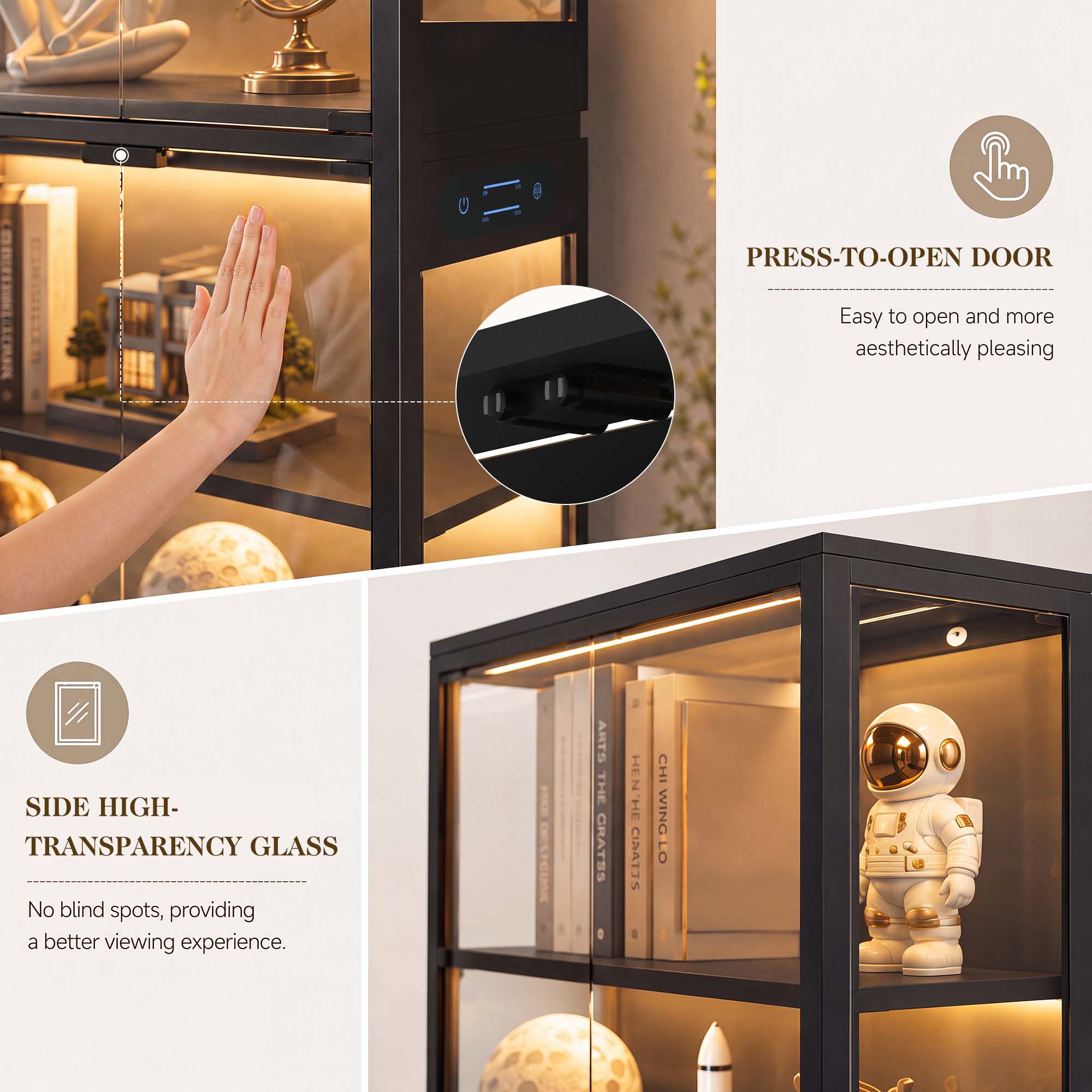 TCGBKAF 5 Katmanlı Cam Kapılı  - Home Lighting And Decor incelemesi ve fiyatı