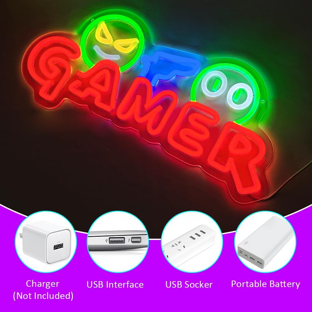 Oyuncu Neon Tabelası LED Duvar - Lighting Decor For Wedding incelemesi ve fiyatı
