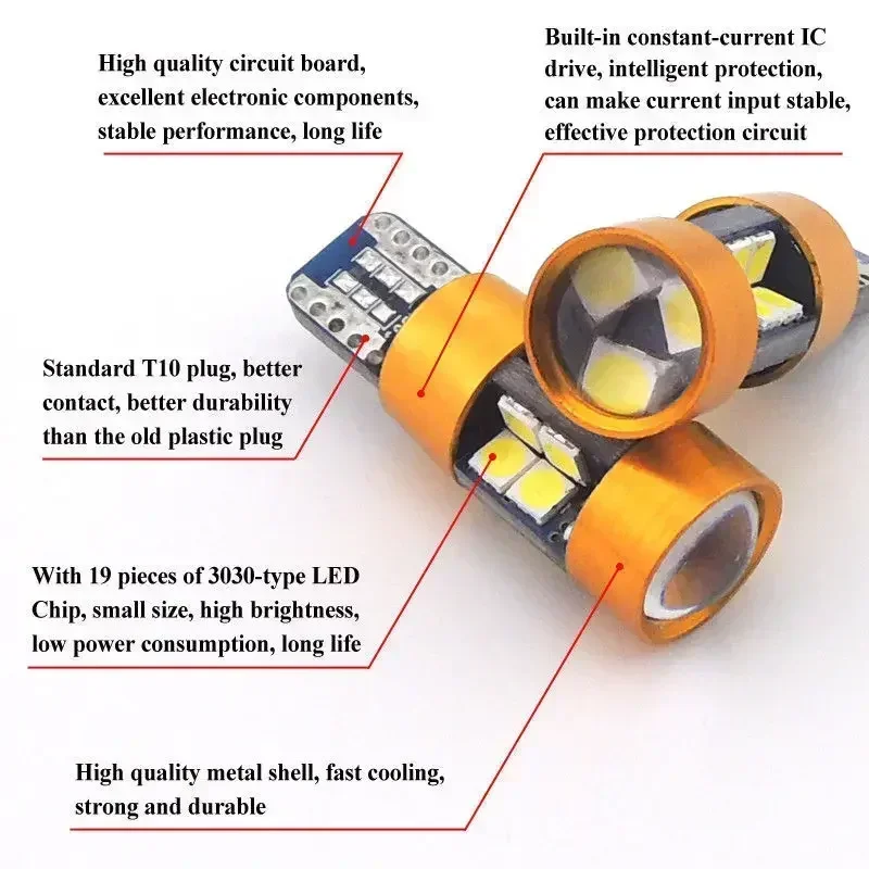 2 Adet Araba T10 12 V LED Siny - Orange Lighting Decor incelemesi ve fiyatı