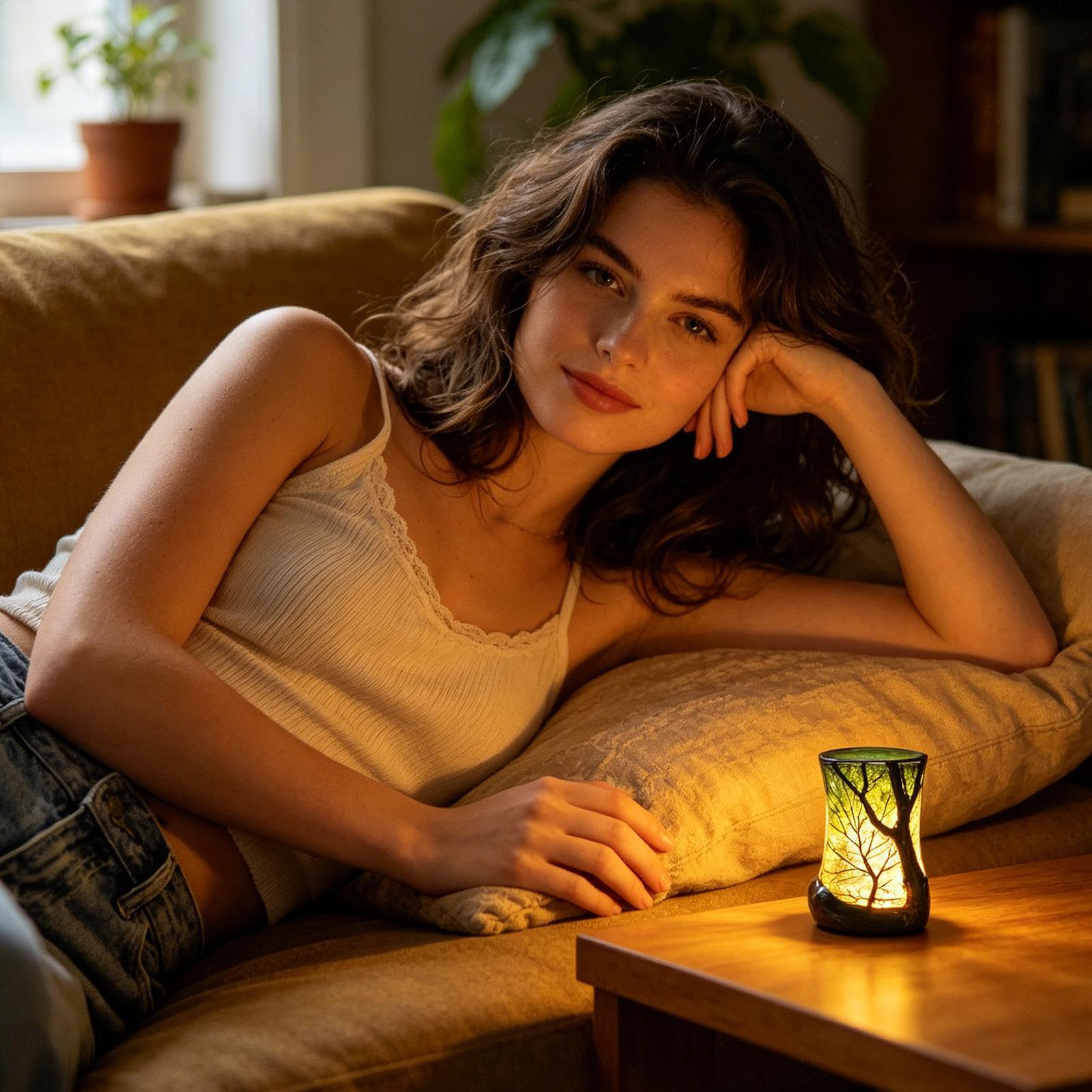Başucu Masa Lambası Orman Gece - Home Lighting And Decor incelemesi ve fiyatı