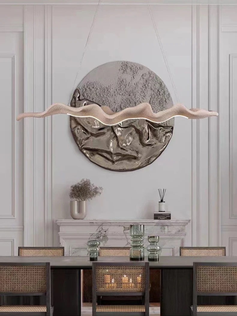 Vintage reçine yaprak kolye iş - Decor Lighting Fixtures incelemesi ve fiyatı