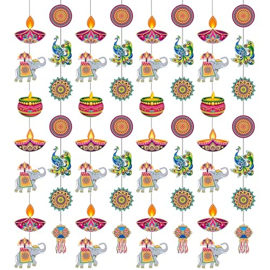 8 adet Mutlu Diwali Asılı Deko - Lighting Decoration For Diwali incelemesi ve fiyatı