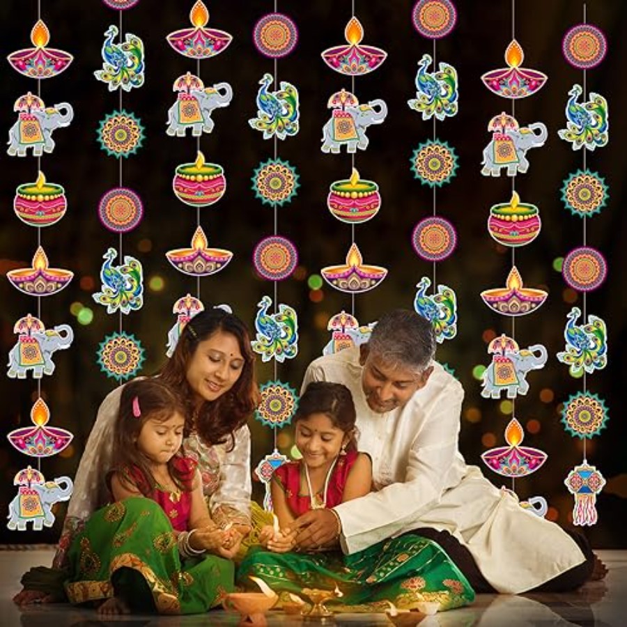 8 adet Mutlu Diwali Asılı Deko - Lighting Decoration For Diwali incelemesi ve fiyatı