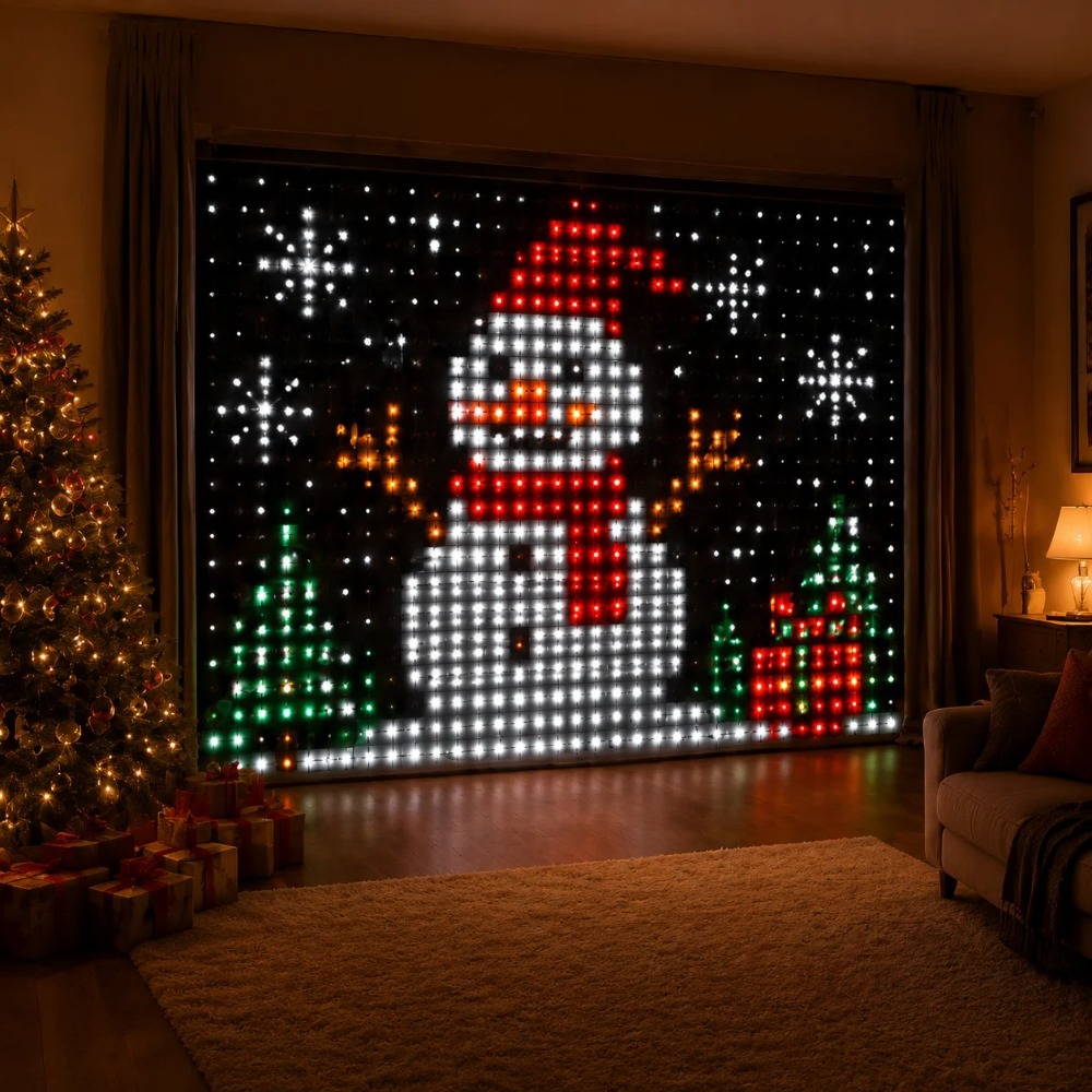 LED Piksel Perde Işıkları Blue - Home Lighting And Decor incelemesi ve fiyatı