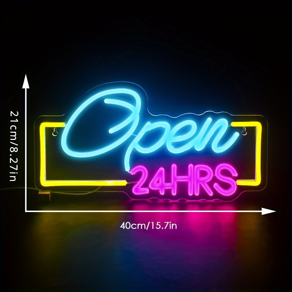 Açık 24 saat Led Neon ışık tab - Decor Lighting Opening Hours incelemesi ve fiyatı