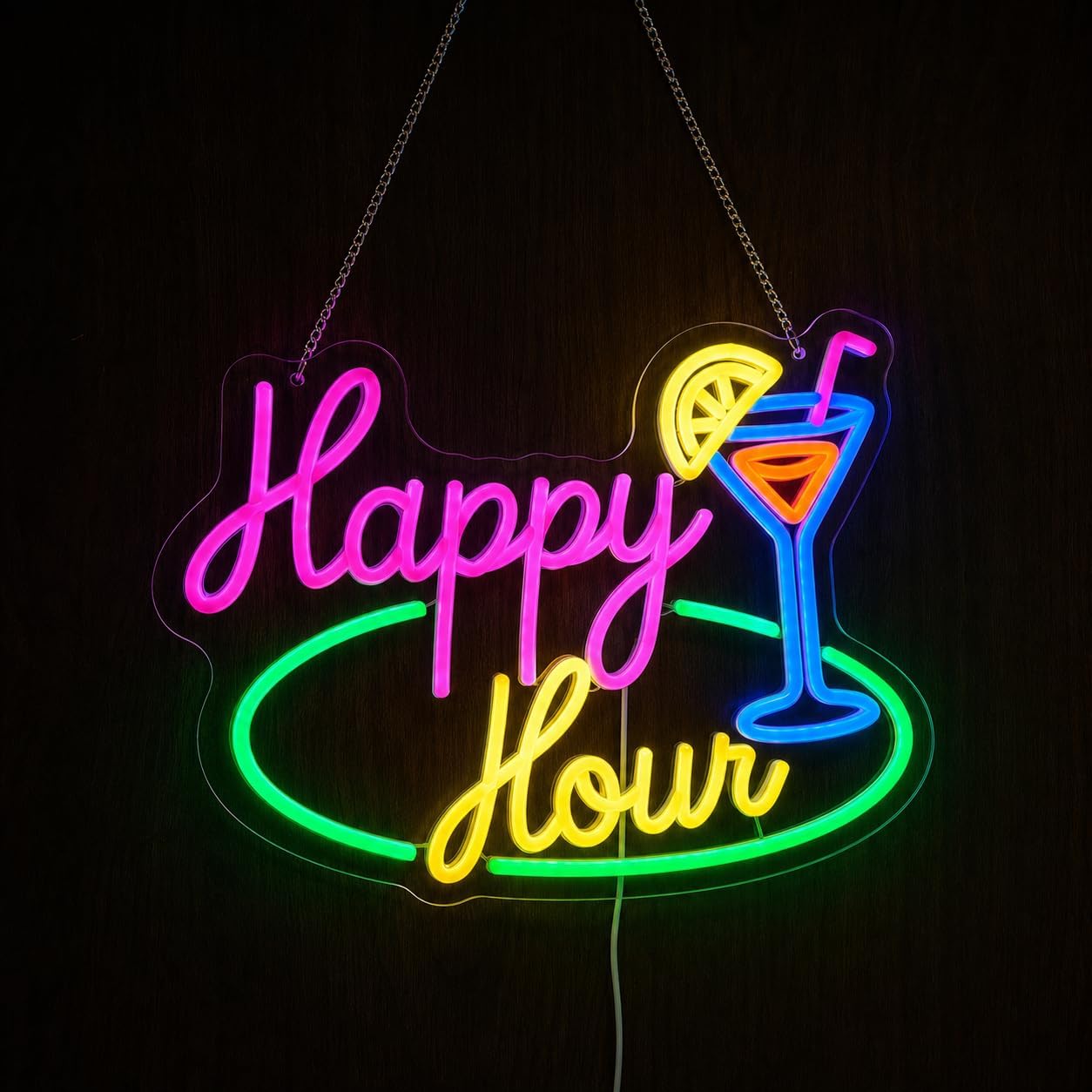 Happy Hour Kokteyl LED Neon Ta - Decor Lighting Opening Hours incelemesi ve fiyatı