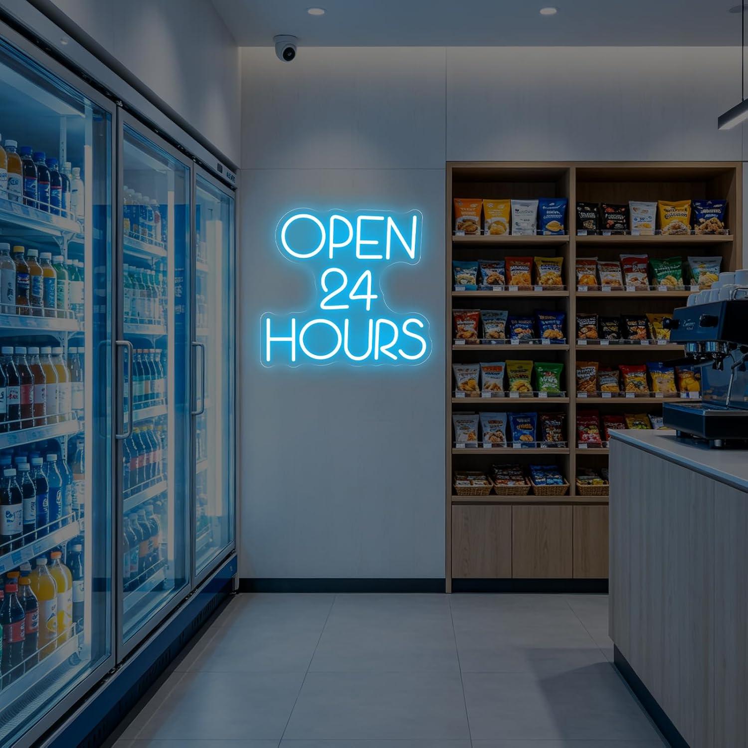 24 Saat Açık Neon Tabela USB K - Decor Lighting Opening Hours incelemesi ve fiyatı