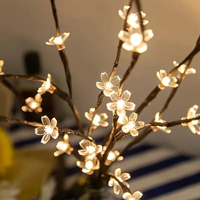 1/2 adet 20LED kiraz çiçeği ağ - Home Lighting And Decor incelemesi ve fiyatı