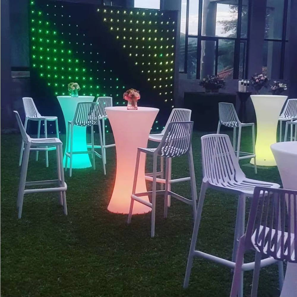Toptan LED Yüksek Bar Masaları - Lighting Decor Rentals incelemesi ve fiyatı