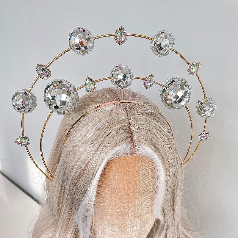 Gümüş Çift Halkalı Disko Saç B - Disco Ball Mirror incelemesi ve fiyatı