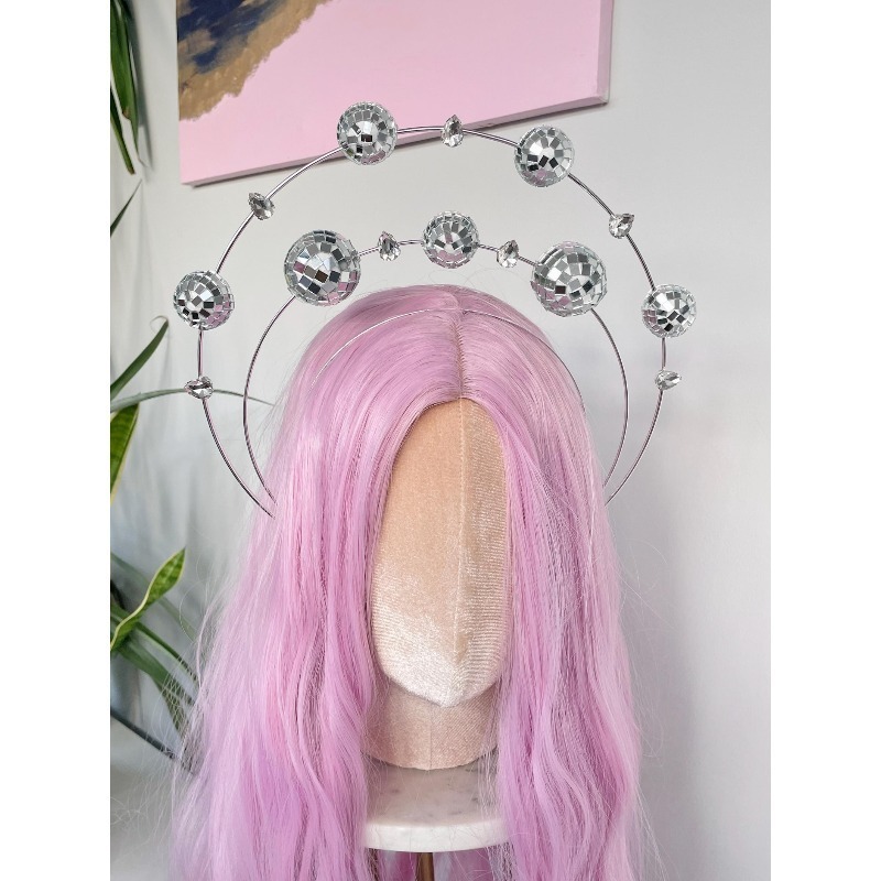 Gümüş Çift Halkalı Disko Saç B - Disco Ball Mirror incelemesi ve fiyatı